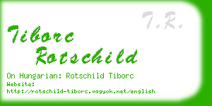 tiborc rotschild business card